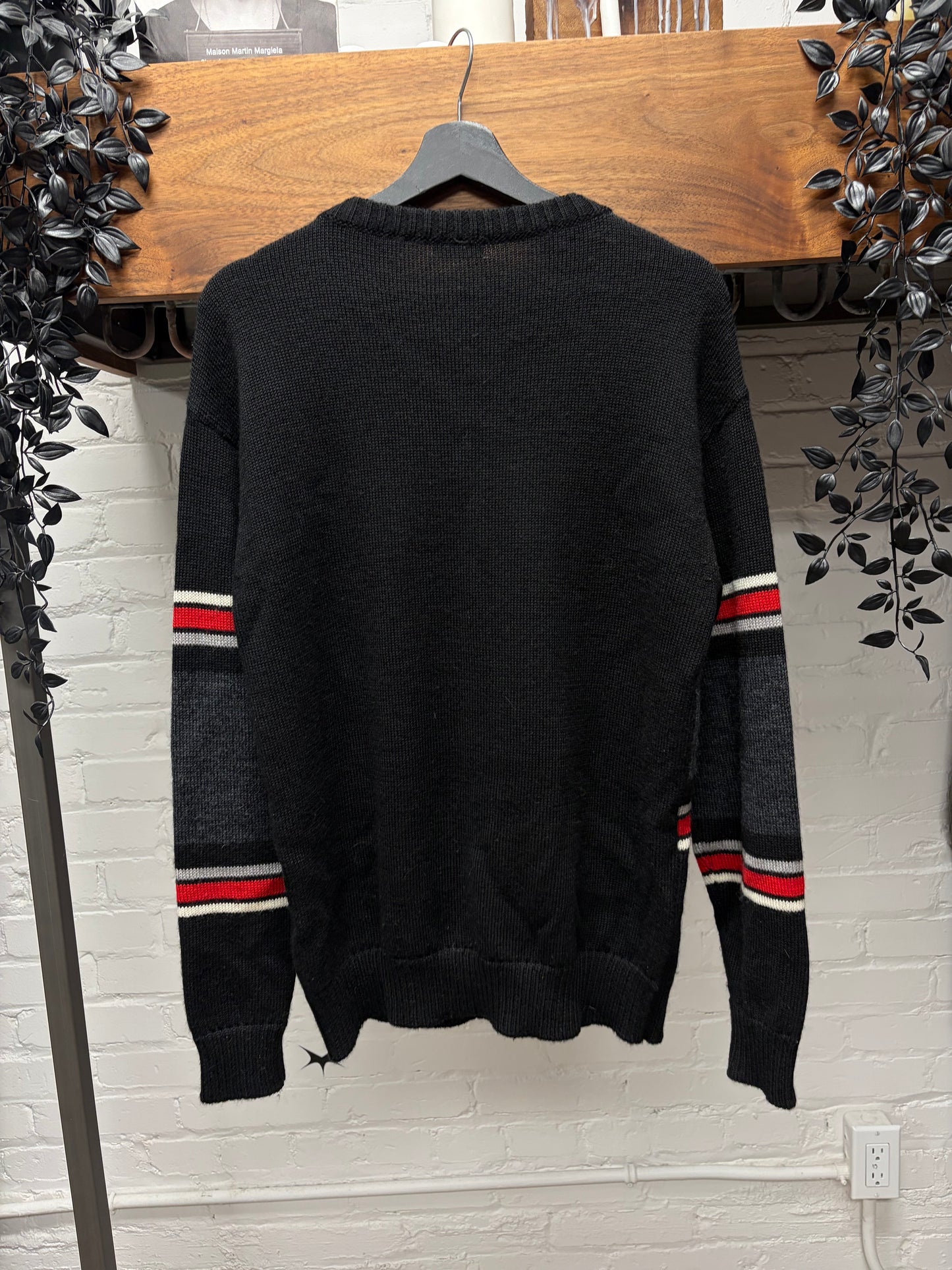 SS2016 Saint Laurent by Hedi Slimane ‘Surf Sound’ T-Rex Knit Sweater