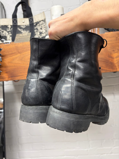 Guidi ‘795V\_N’ Full Grain Horse Leather Vibram Sole Combat Boots