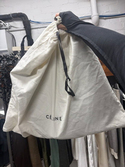 Celine Blue Python Leather Snakeskin Hide Tote Bag