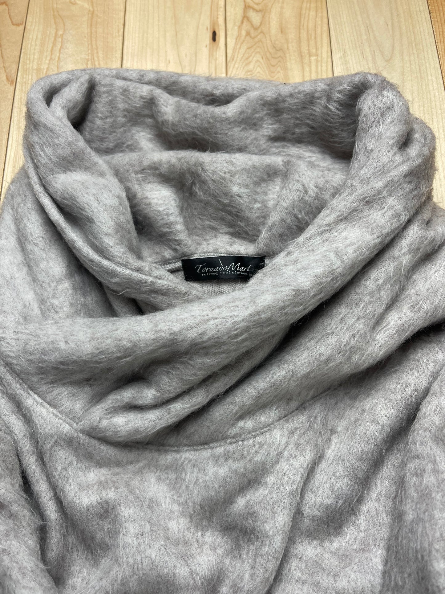 Tornado Mart Shawl Neck Hooded Sweater