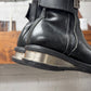 Dirk Bikkembergs ‘Metal Heel’ Calfskin Leather Ankle Boots
