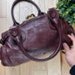 Chloe ‘Paddington’ Oxblood Red Leather Lock & Key Shoulder/Top Handle Bag