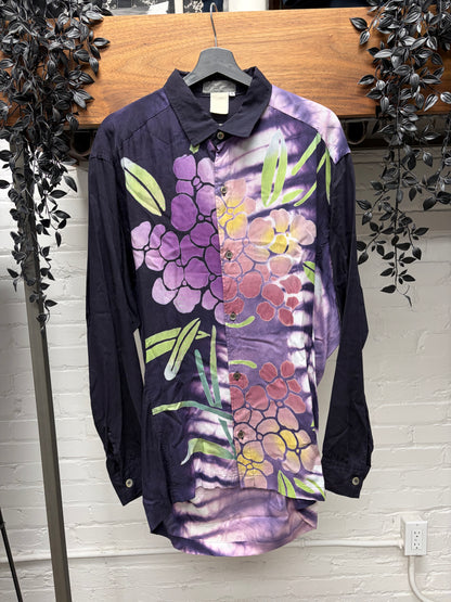 SS1995 Yohji Yamamoto Pour Homme ‘Grapes’ Rayon Button Up Shirt