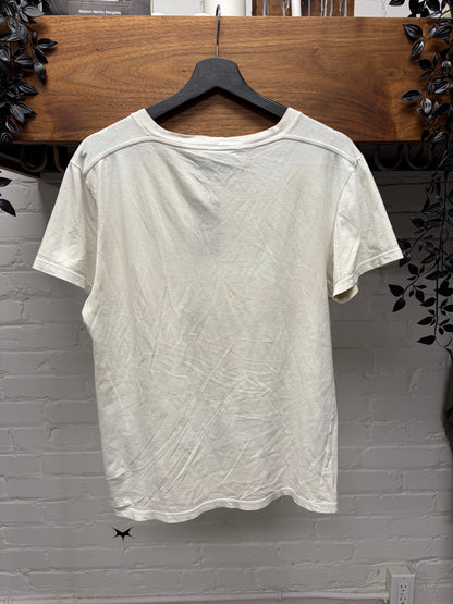 2015 Saint Laurent ‘Bloodluster’ White Fangs Graphic T-Shirt