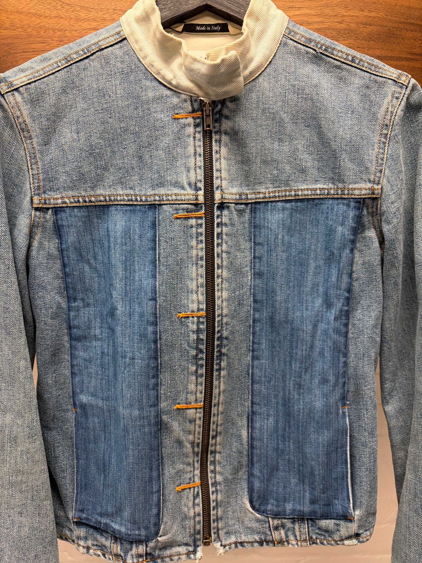 Maison Martin Margiela Reconstructed Hybrid Denim Cafe Jacket
