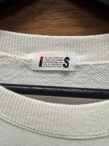 Vintage Issey Miyake ‘I.S. Sport’ White Crewneck Sweatshirt