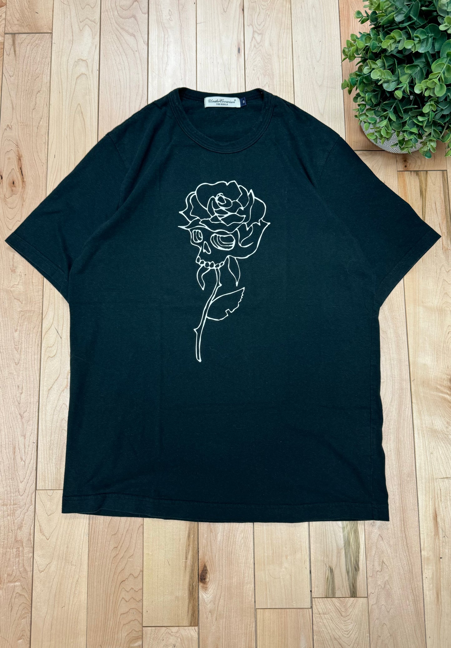 Undercover ‘Skull Rose’ Black Graphic T-Shirt