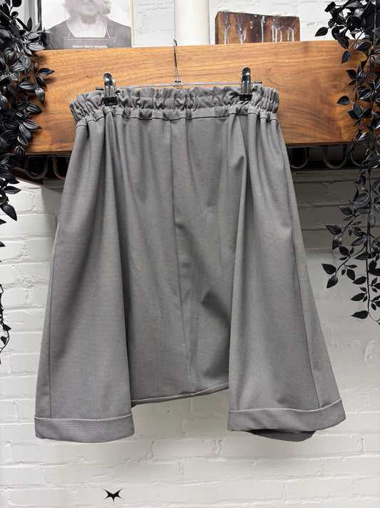 Yohji Yamamoto Dust Brown ‘Y’s’ Drop Crotch Pod Shorts