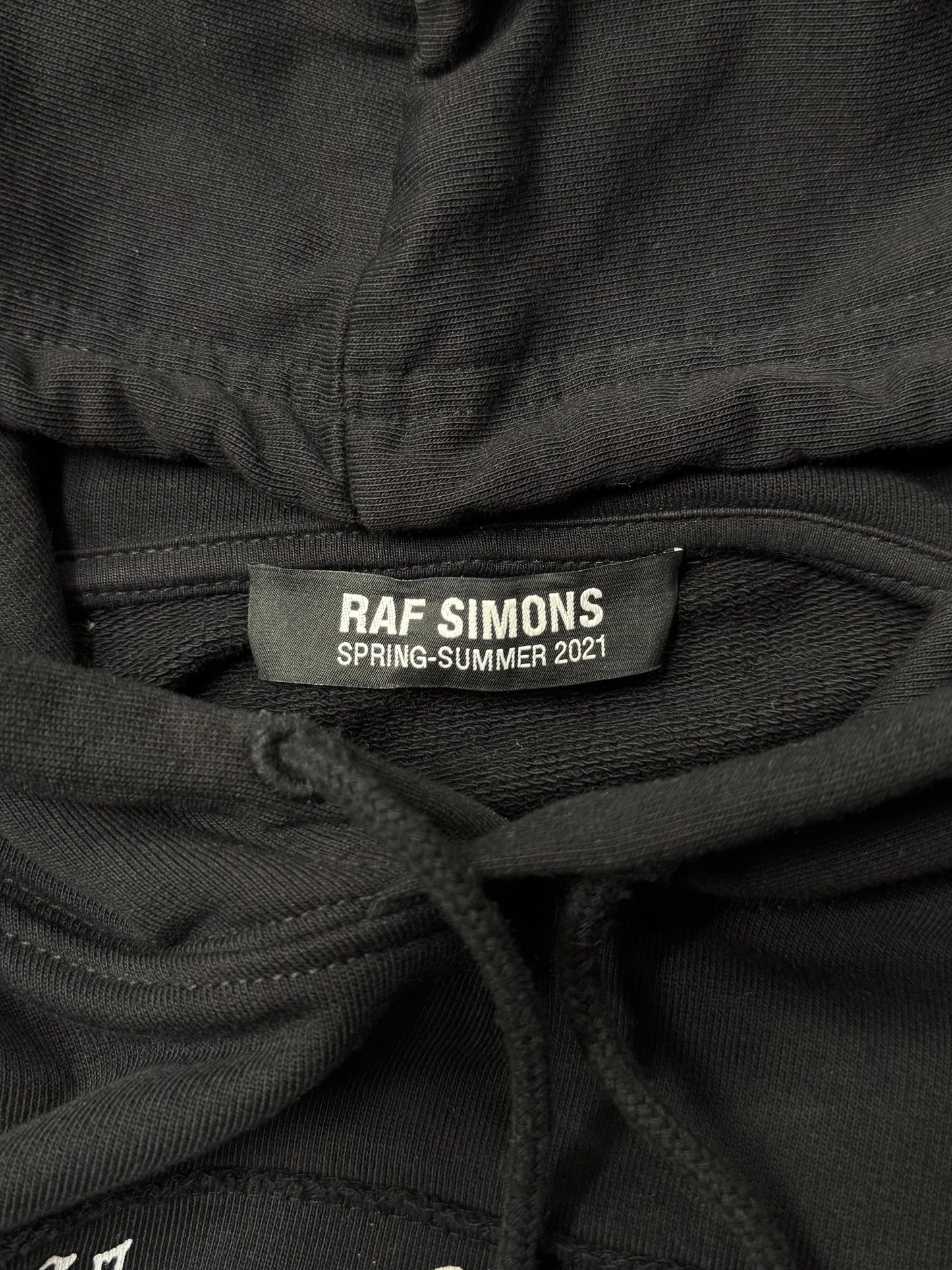 AW2021 Raf Simons ‘Isolation’ Patch Pullover Hoodie