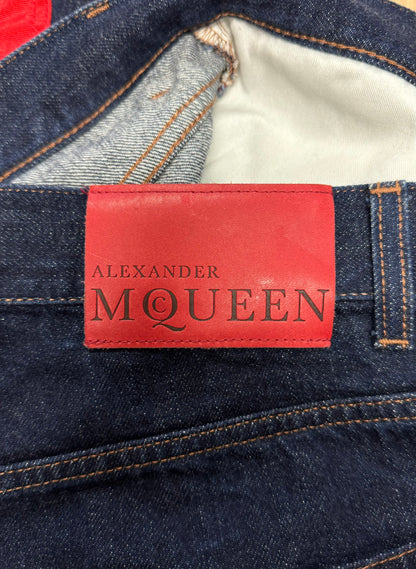 Alexander McQueen Red Stripe Denim