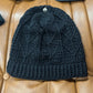 Chrome Hearts Cashmere Leather Cross Patch Knit Beanie