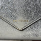 Balenciaga Silver Long Leather Wallet