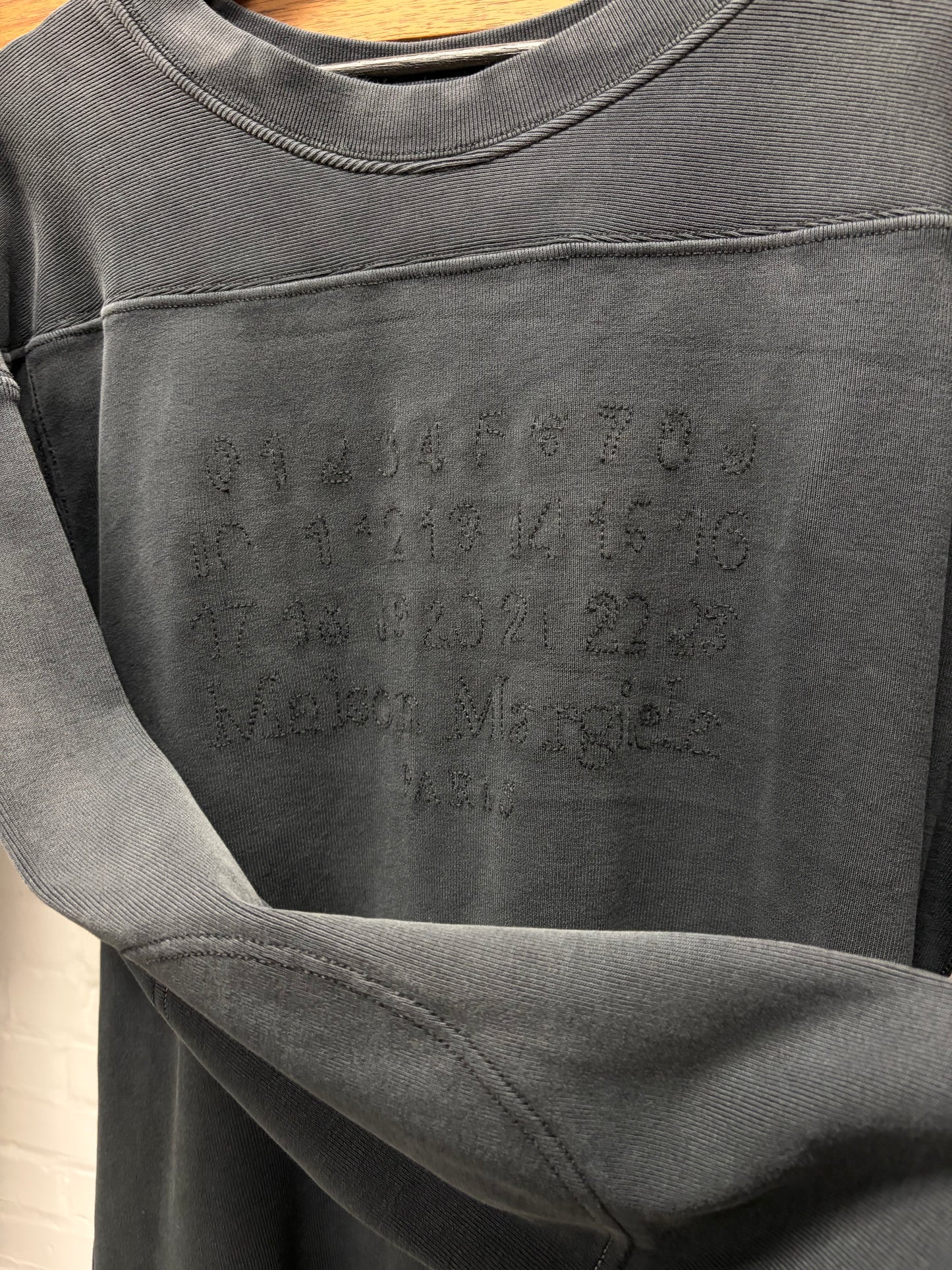 Maison Margiela Heavyweight Washed Black Sweatshirt
