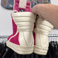 SS2023 Rick Owens ‘Edfu’ Pink Suede Geobaskets