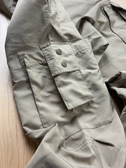 PPFM Wide Leg Brown ‘Parachute’ Cargo Pants