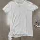 AW2024 Rick Owens ‘Porterville’ Milk White Split Seam Shirt