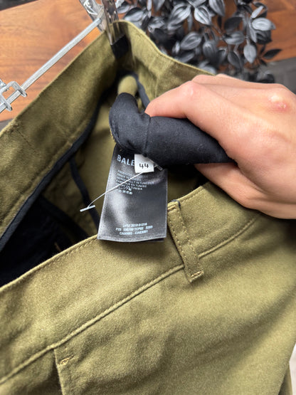 2018 Balenciaga ‘Forest Green’ Wide Leg Pants