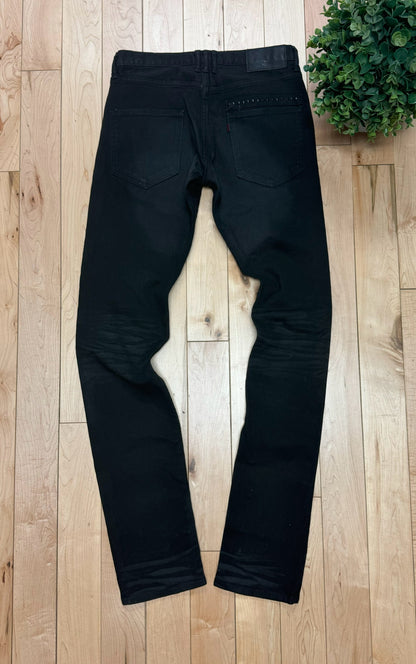 Roen Black Skinny Cut Studded Jeans