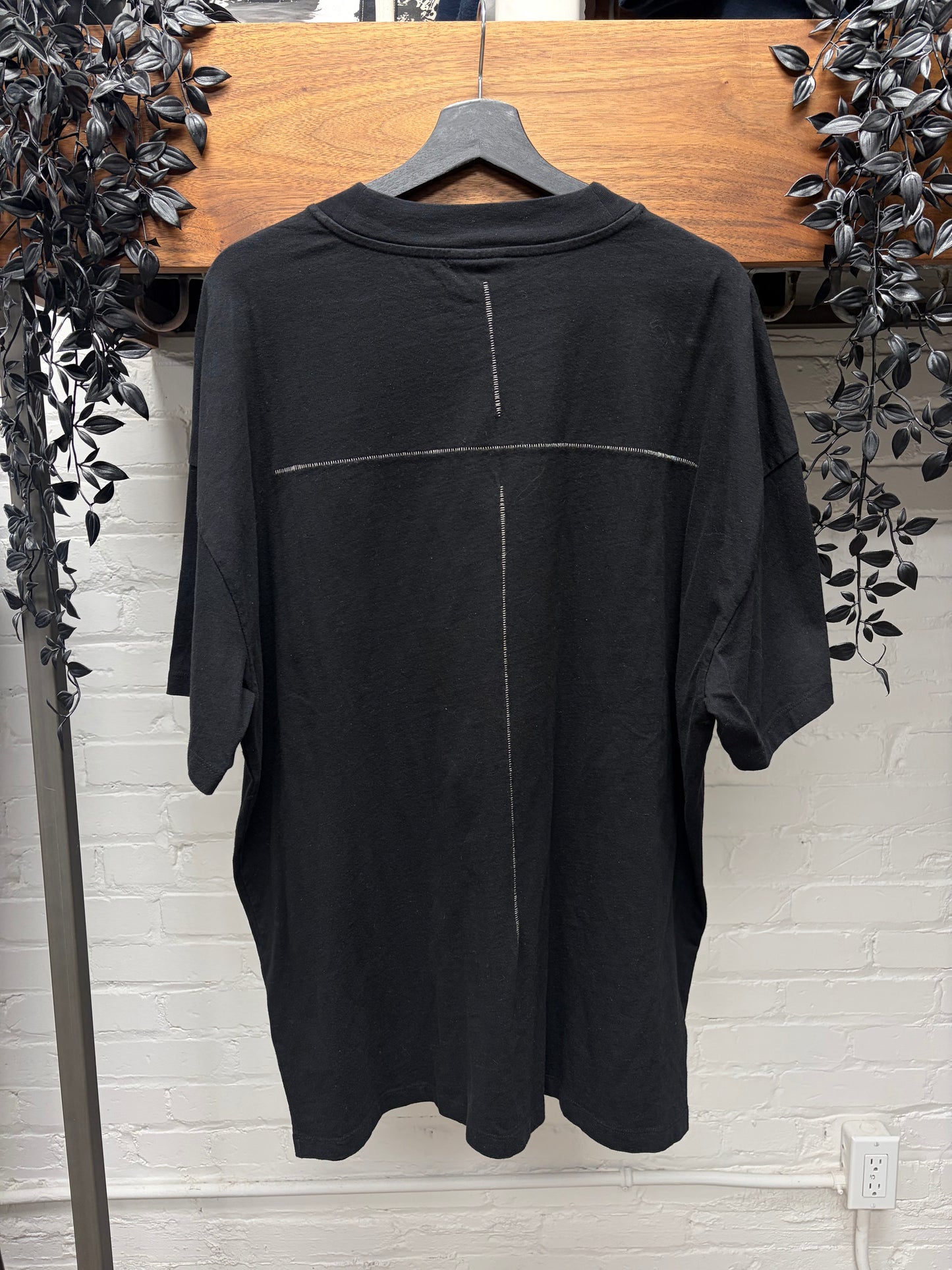 Thom Krom Scar Stitch Black T-Shirt