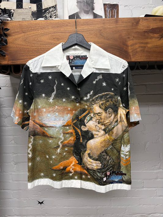 AW2016 Prada True Impossible Love Camp Collar Shirt