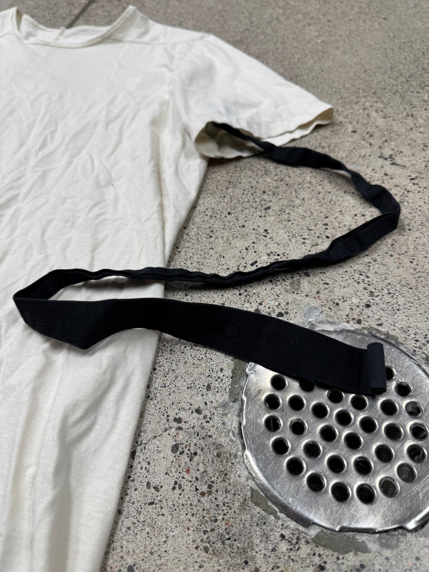 Rick Owens DRKSHDW ‘Natural’ White Short Sleeve Shirt