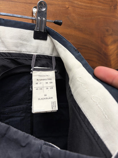 2013 Rick Owens ‘Memphis’ Black Patchwork Panelled Pants