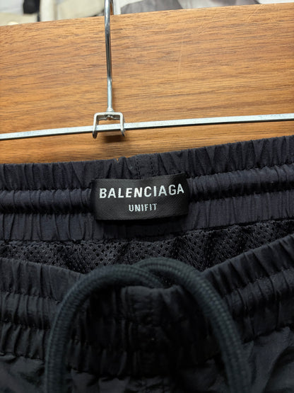 2021 Balenciaga ‘3B Sports Icon’ Logo Black Striped Track Pants