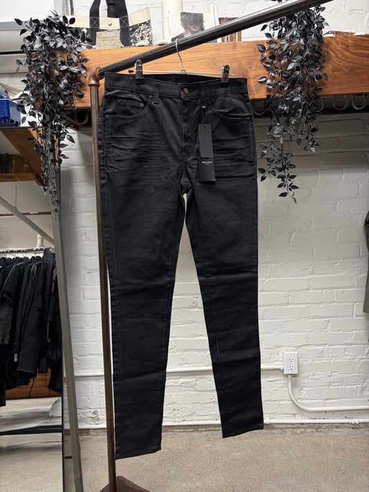 2021 Saint Laurent ‘D05’ Black Skinny Jeans