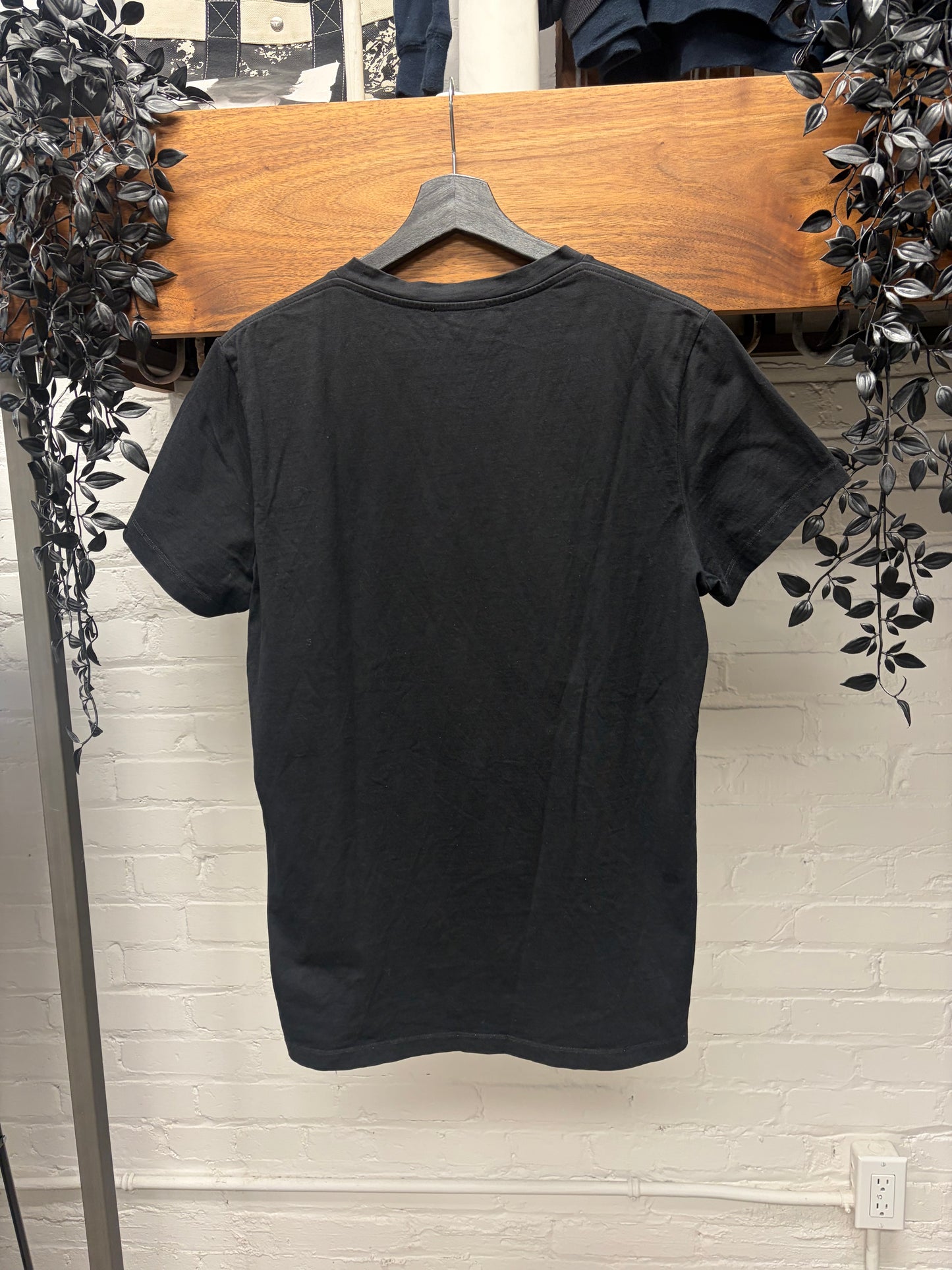 Balmain ‘Medallion Logo’ Black Graphic T-Shirt