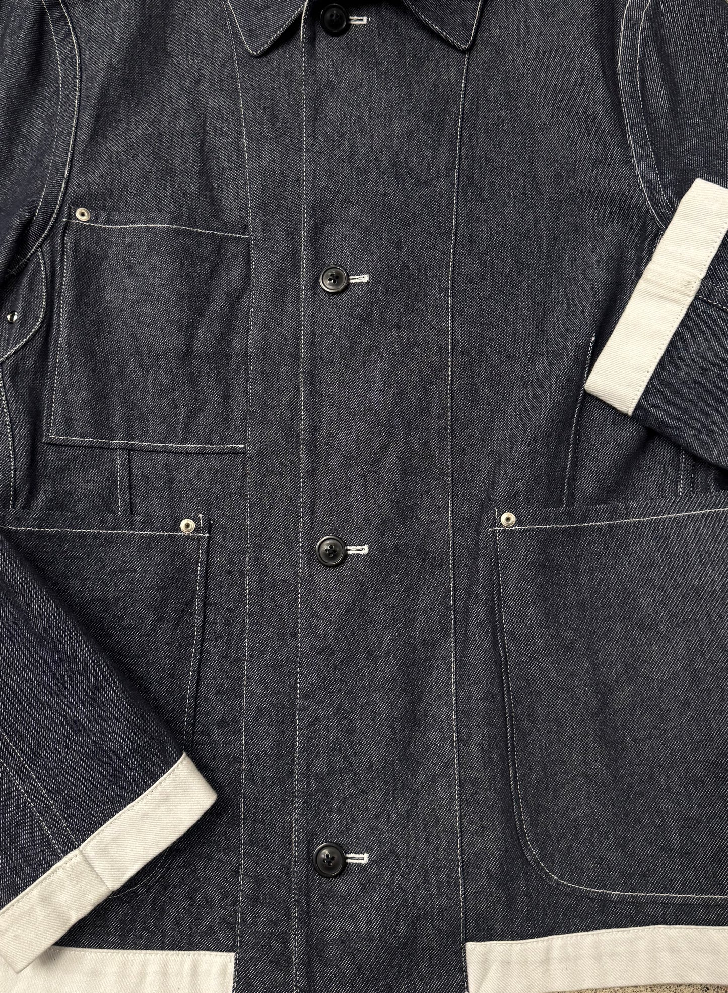 SS2018 Maison Margiela Reversible Denim Chore Coat