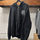 Chrome Hearts ‘New York’ Exclusive Horsehoe Logo Zip-Up Hoodie