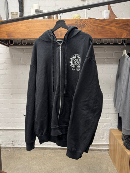 Chrome Hearts ‘New York’ Exclusive Horsehoe Logo Zip-Up Hoodie