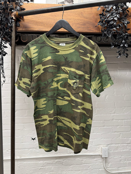 Vintage 90s Chrome Hearts Camo ‘Pocket Logo’ Cross