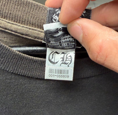 Vintage Chrome Hearts Hong Kong Store Exclusive ‘Horseshoe Logo’ Sun Faded Graphic T-Shirt