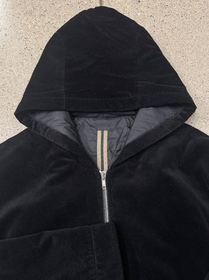 Rick Owens DRKSHDW Corduroy Zip Up Hooded Jacket