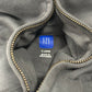 Yeezy x Gap Zip Up Heavyweight Cotton Washed Dark Gray Hoodie