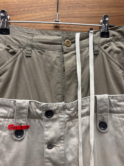 SS2021 Mihara Yasuhiro Reconstructed Military Cargo Shorts