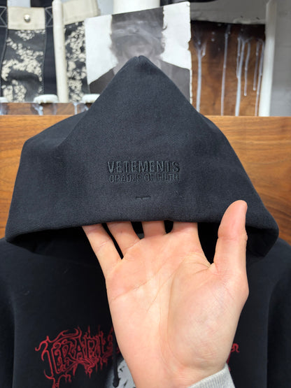 AW2025 Vetements x Cradle of Filth ‘Vestal Masturbation’ Hoodie