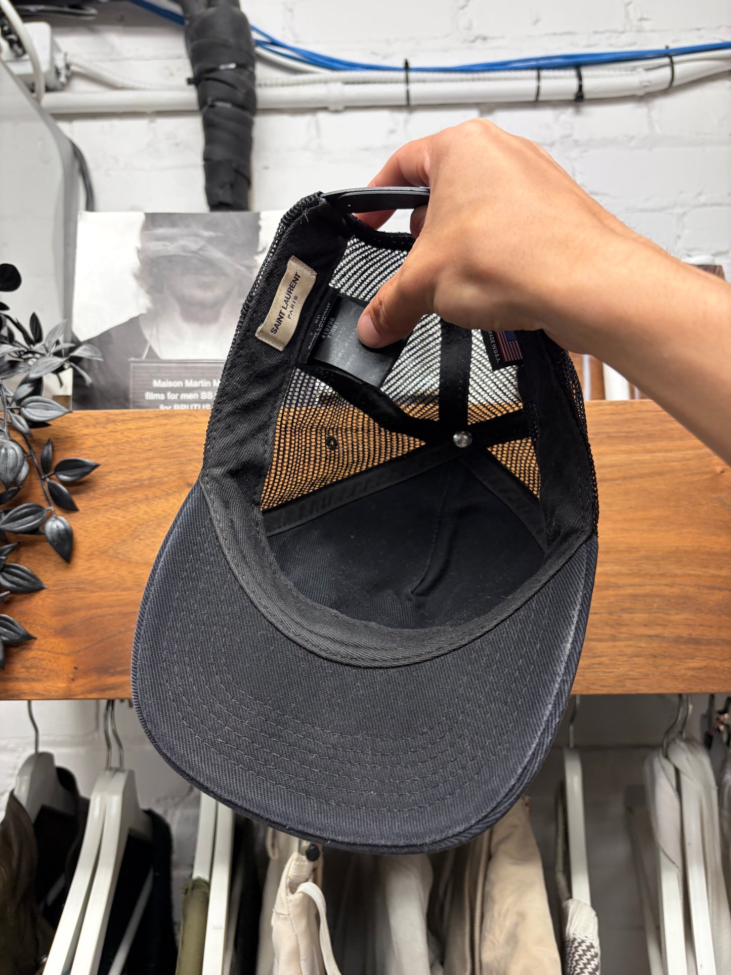 SS2016 Saint Laurent by Hedi Slimane ‘Surf Sound’ Trucker Hat