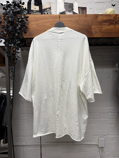 Rick Owens Milk White ‘Jumbo’ Oversized T-Shirt