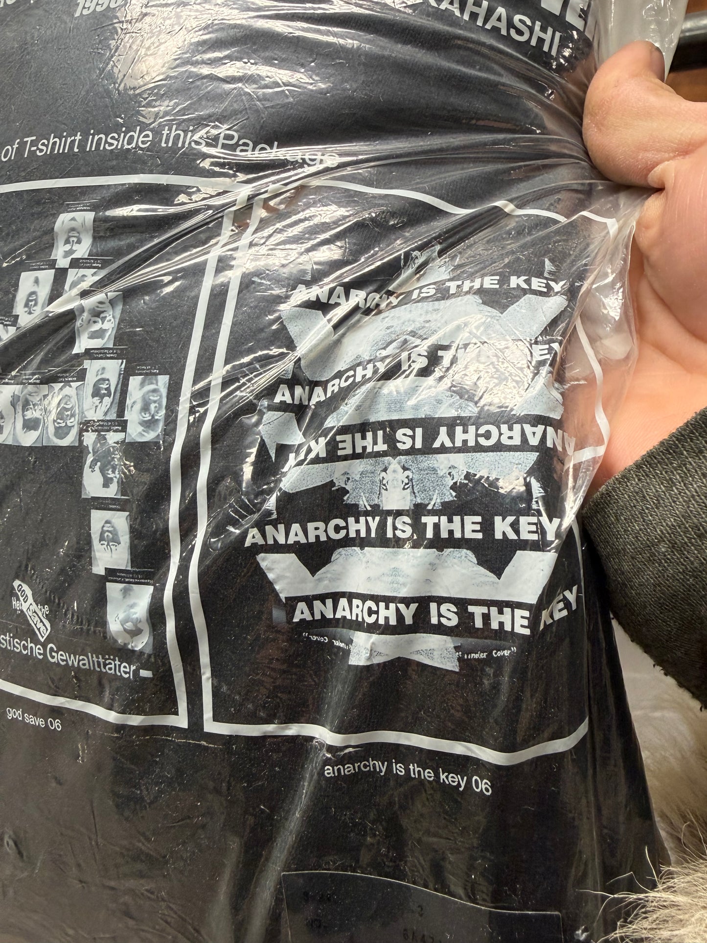 AW2007 Undercover x Vandalize ‘Anarchy’ 3 Piece T-Shirt Sealed Package Set