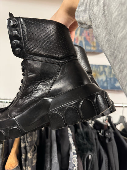 SS2019 Rick Owens ‘Babel’ Tractor Hiking Boots