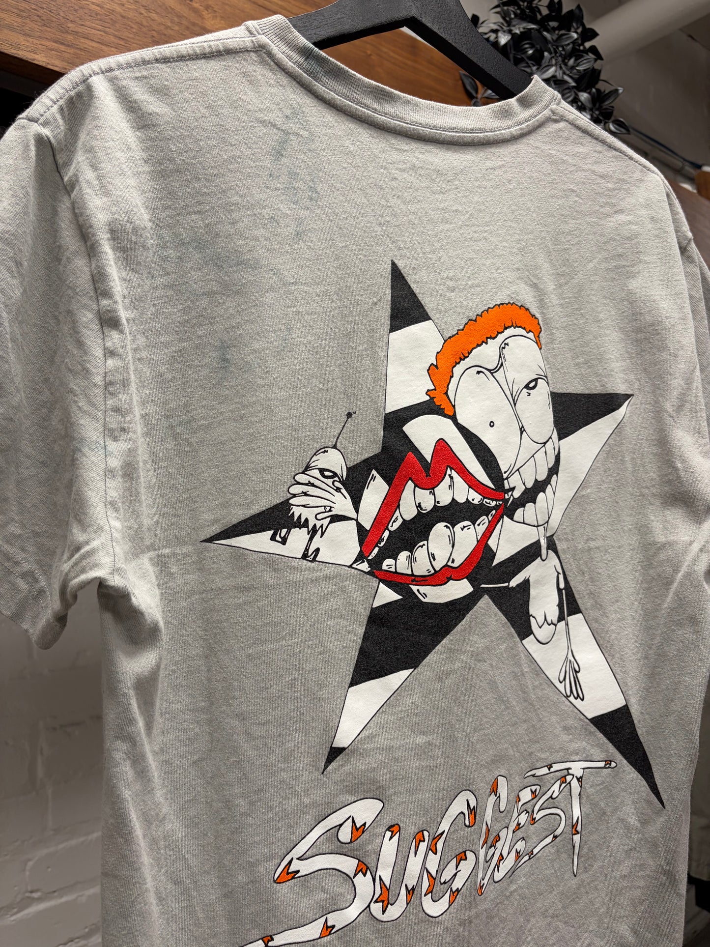 Chrome Hearts x Matty Boy Grey ‘Suggest’ Star Graphic T-Shirt