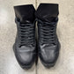 Rick Owens x Adidas ‘Vicious’ Black Leather Tech Runners