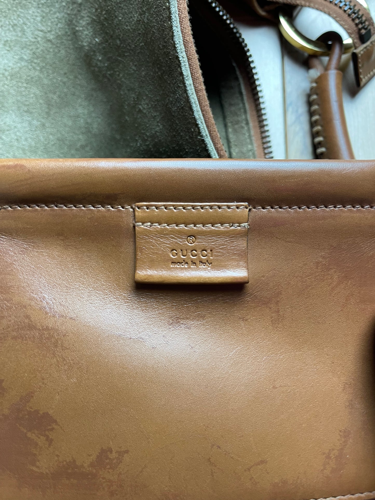 Gucci by Tom Ford Suede Shoulder Bag