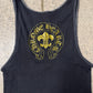 2000s Chrome Hearts ‘Dagger Flooded’ Ribbed Black Tank Top