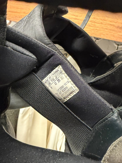 Rick Owens Black ‘Cargo Sandal’ High Top Sneakers