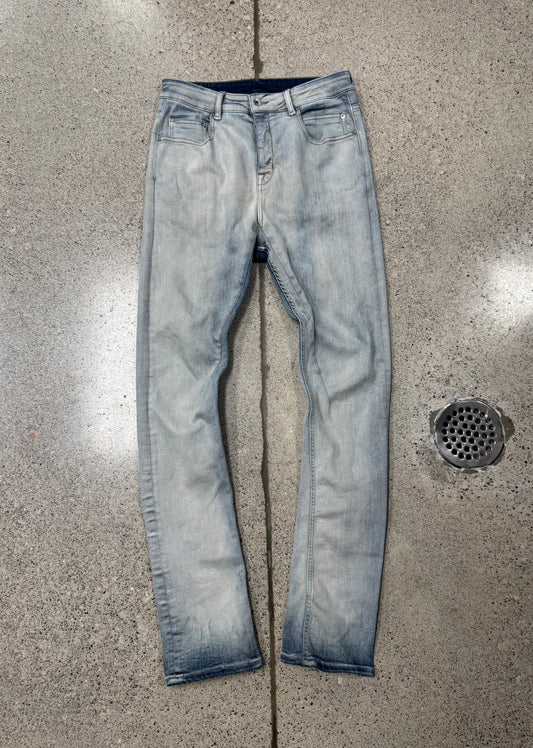 Rick Owens ‘Detroit Cut’ Mineral/Pearl Denim
