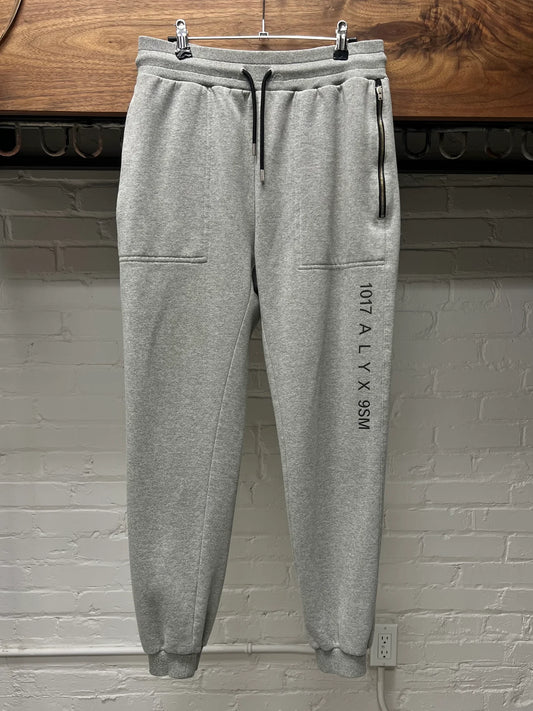 1017 Alyx 9SM Grey Cotton Drawstring Sweatpants