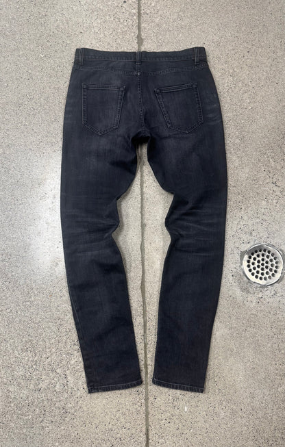 Saint Laurent ‘D02’ Skinny Cut Black Denim